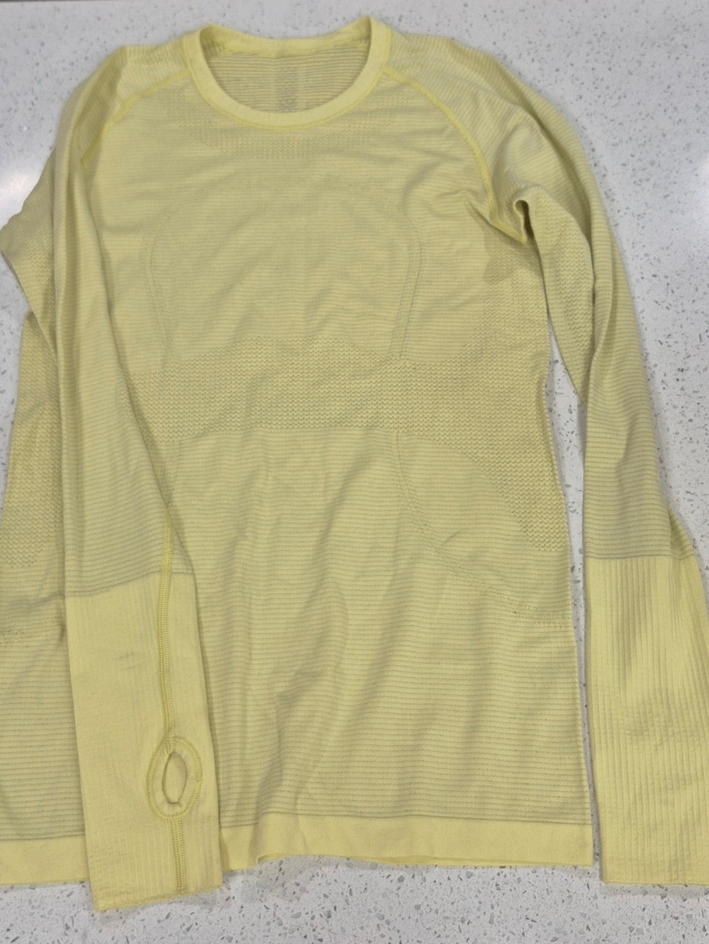 lululemon Swiftly Tech Yellow Top